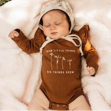 Load image into Gallery viewer, &#39;From Little Things Big Things Grow&#39; Fluttersuit Baby Romper