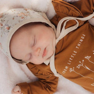 'From Little Things Big Things Grow' Fluttersuit Baby Romper