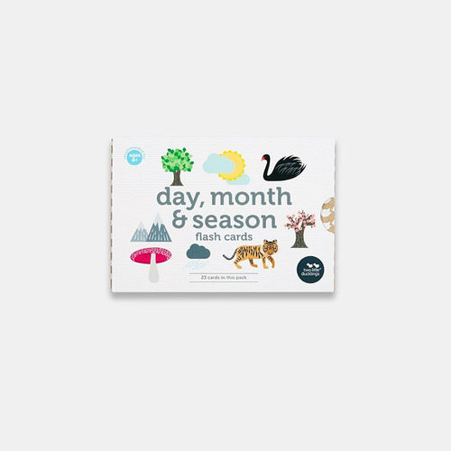 Days, Months and Seasons Kids Flash Cards