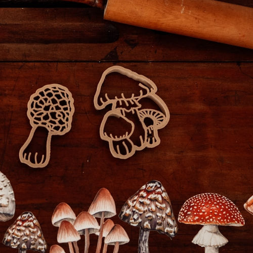 Kids Eco Dough Cutters-Field Mushroom