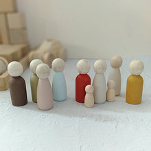 Load image into Gallery viewer, Peg Doll Family