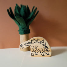 Load image into Gallery viewer, Kids Wooden Dinosaur Blocks