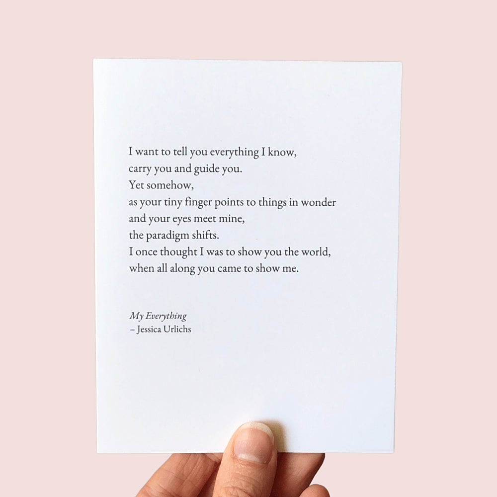 'My Everything' Card for Mums