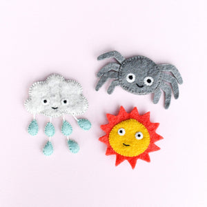 Incy Wincy Spider Finger Puppets