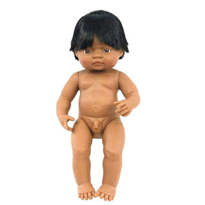 Anatomically Correct Latin American Boy Doll Undressed 38cm
