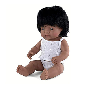 Anatomically Correct Latin America Girl Doll Undressed 38cm