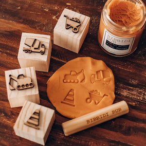 Kids Construction Playdough Stampers