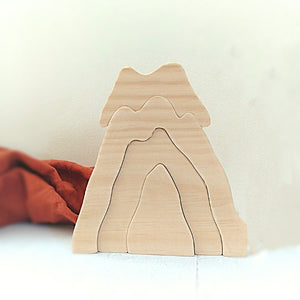 Wooden Volcano Stacker