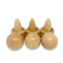 Load image into Gallery viewer, Natural wooden loose parts play sets.
