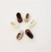 Load image into Gallery viewer, Knitted baby booties for premature babies