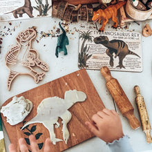 Load image into Gallery viewer, Dinosaur Pack- Playdough Eco-Cutter and Jumbo Fact Tile