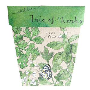 Trio of Herbs Seeds Gift Card