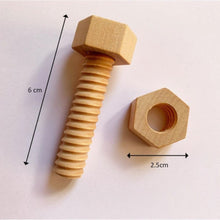 Load image into Gallery viewer, Montessori Assembly Screw Set