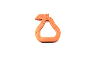 Silicone pear teether