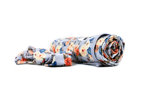 Floral baby swaddle wrap