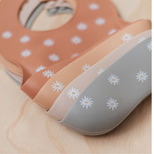 Load image into Gallery viewer, daisy silicone baby bibs