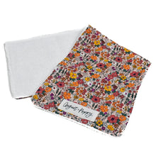 Load image into Gallery viewer, august and poppy handmade burp cloth